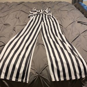 Black and white stripe jumper New without tags